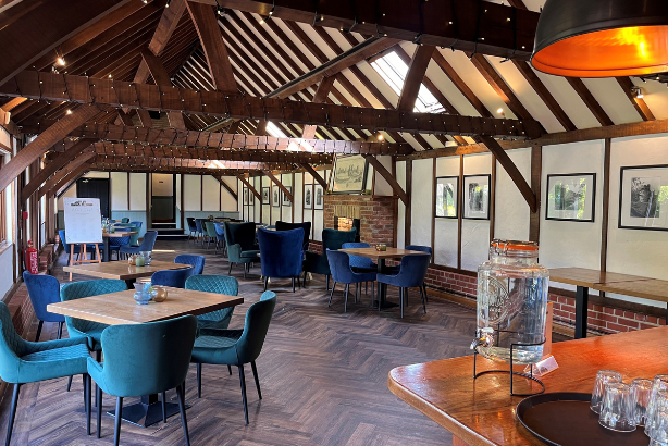 The Heritage Barn, where breakfast is served